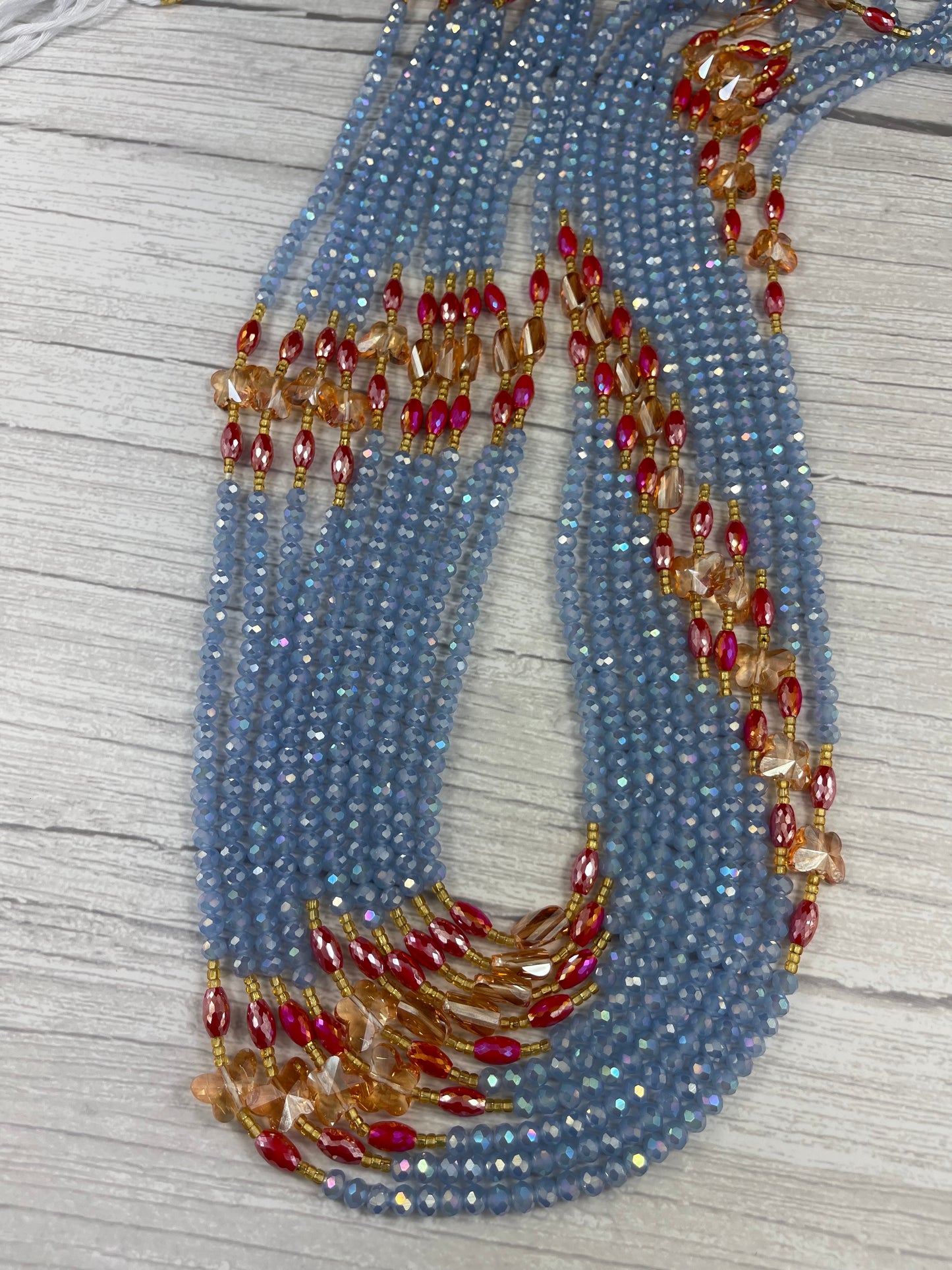 Delilah~ crystal waist beads