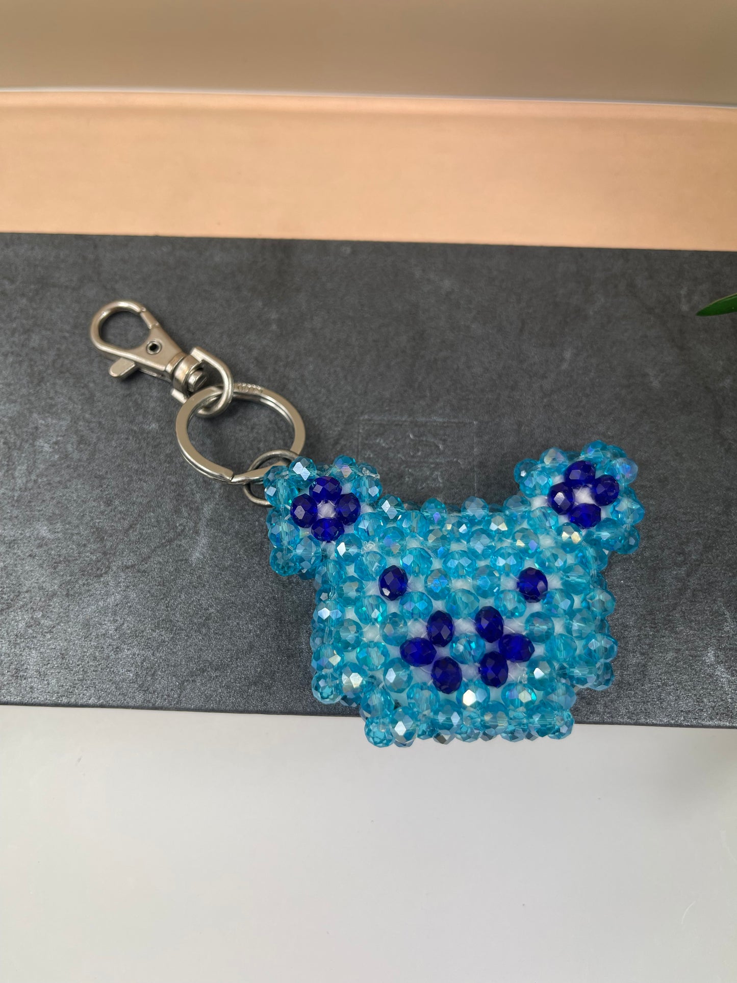 Blue TeddyBear keychain
