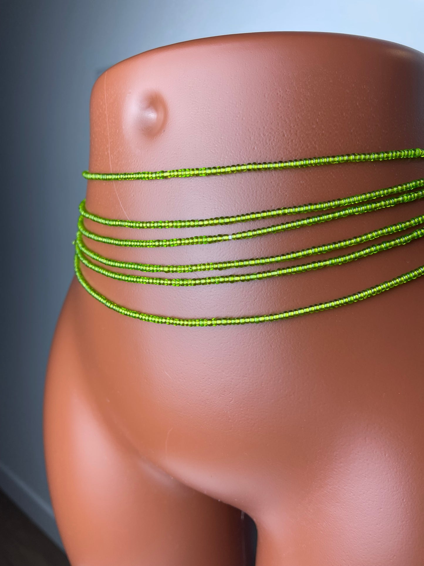 Green waistbeads