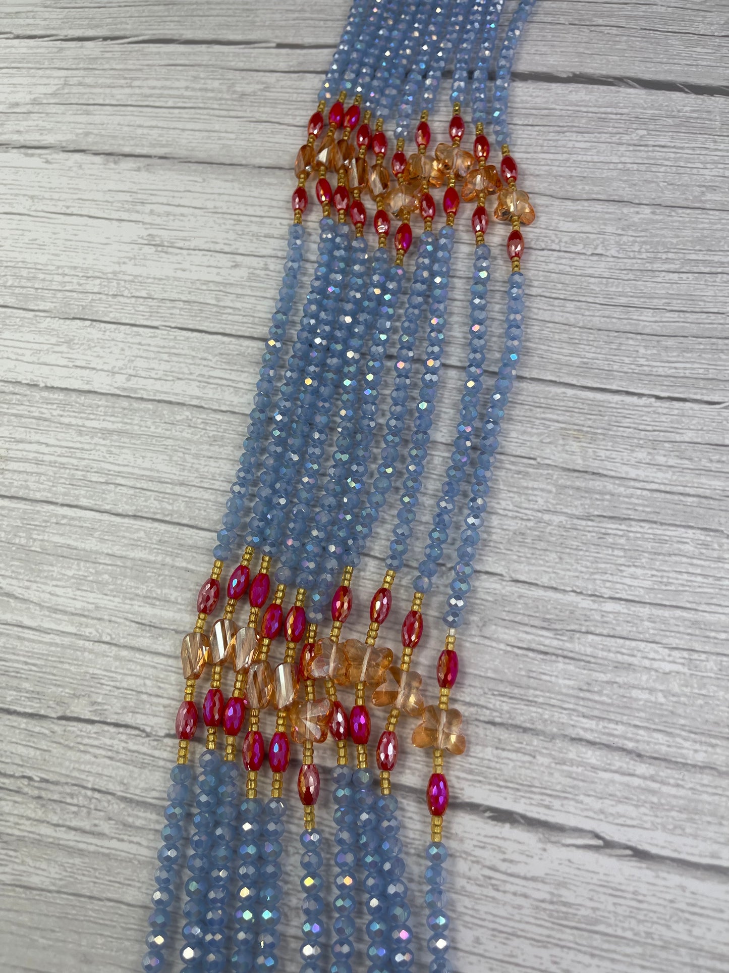 Delilah~ crystal waist beads