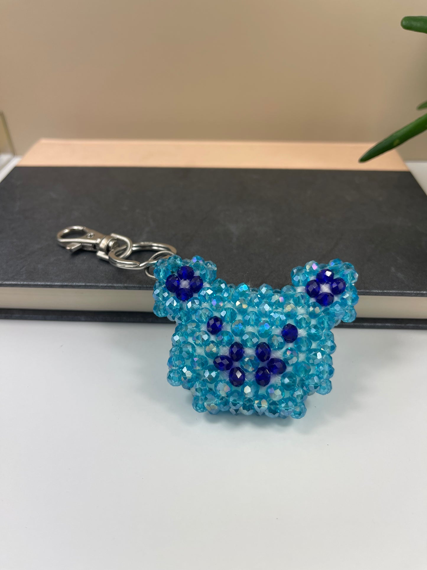 Blue TeddyBear keychain