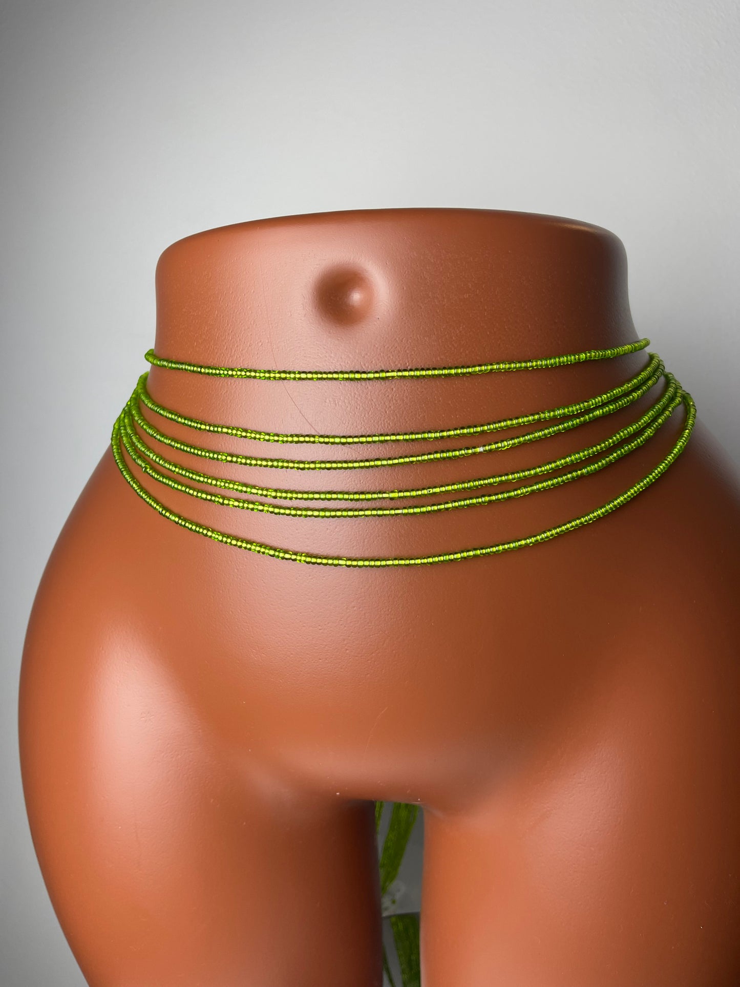 Green waistbeads