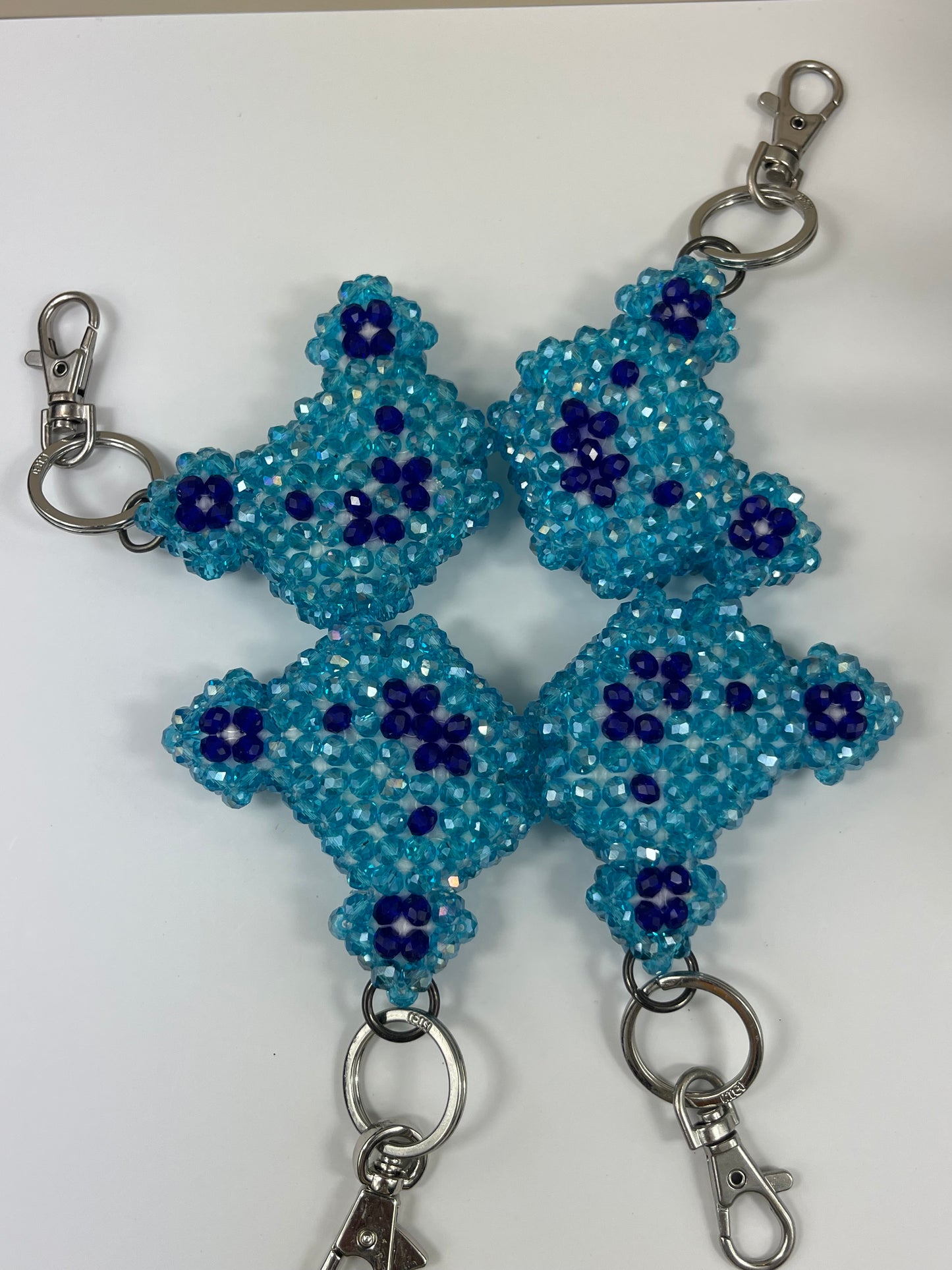 Blue TeddyBear keychain