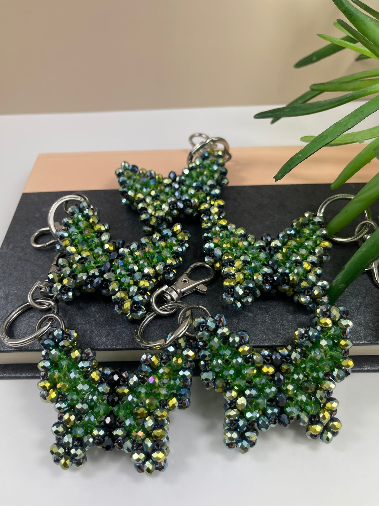 Green Butterfly keychain