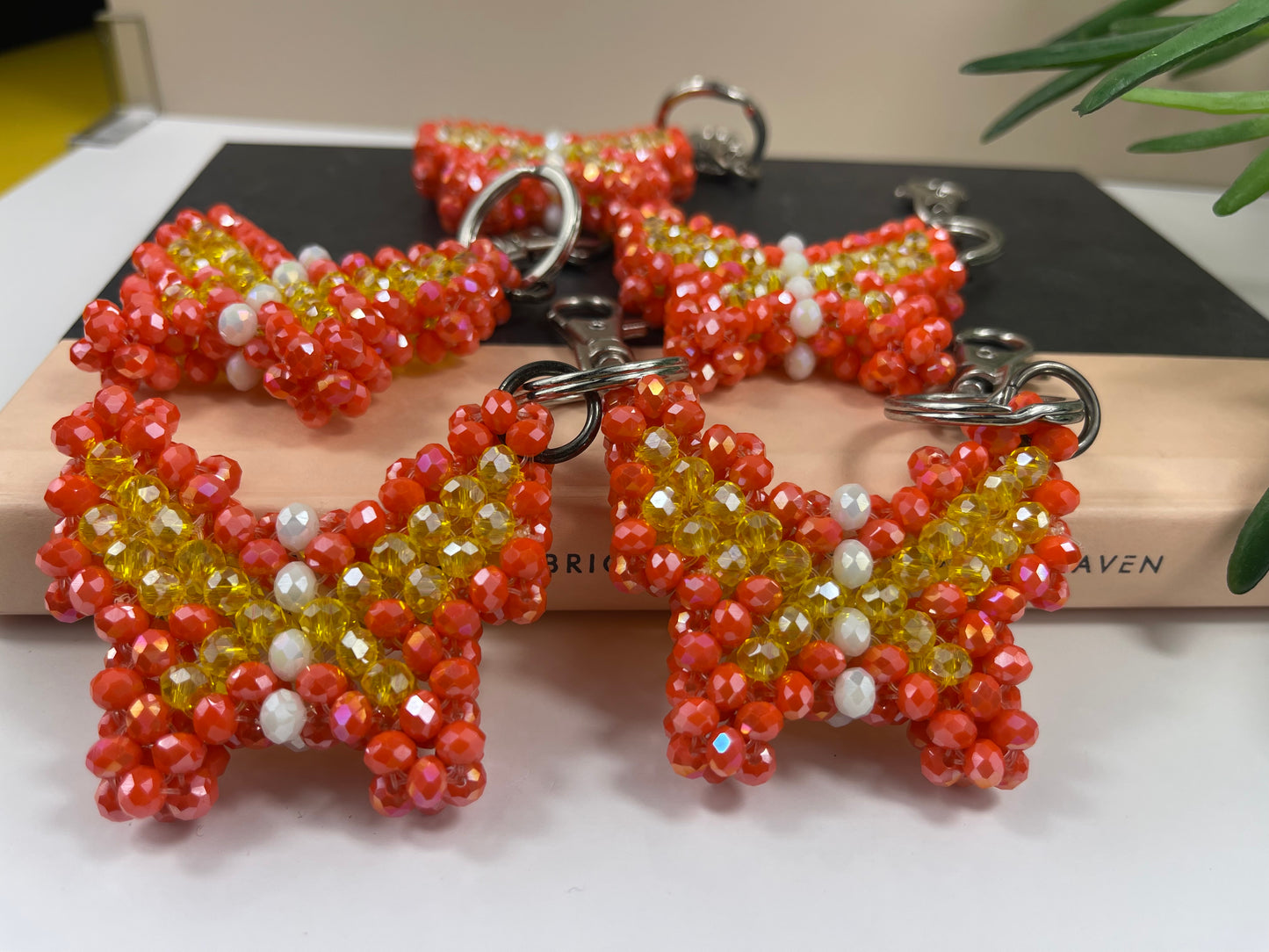 Orange Butterfly keychain