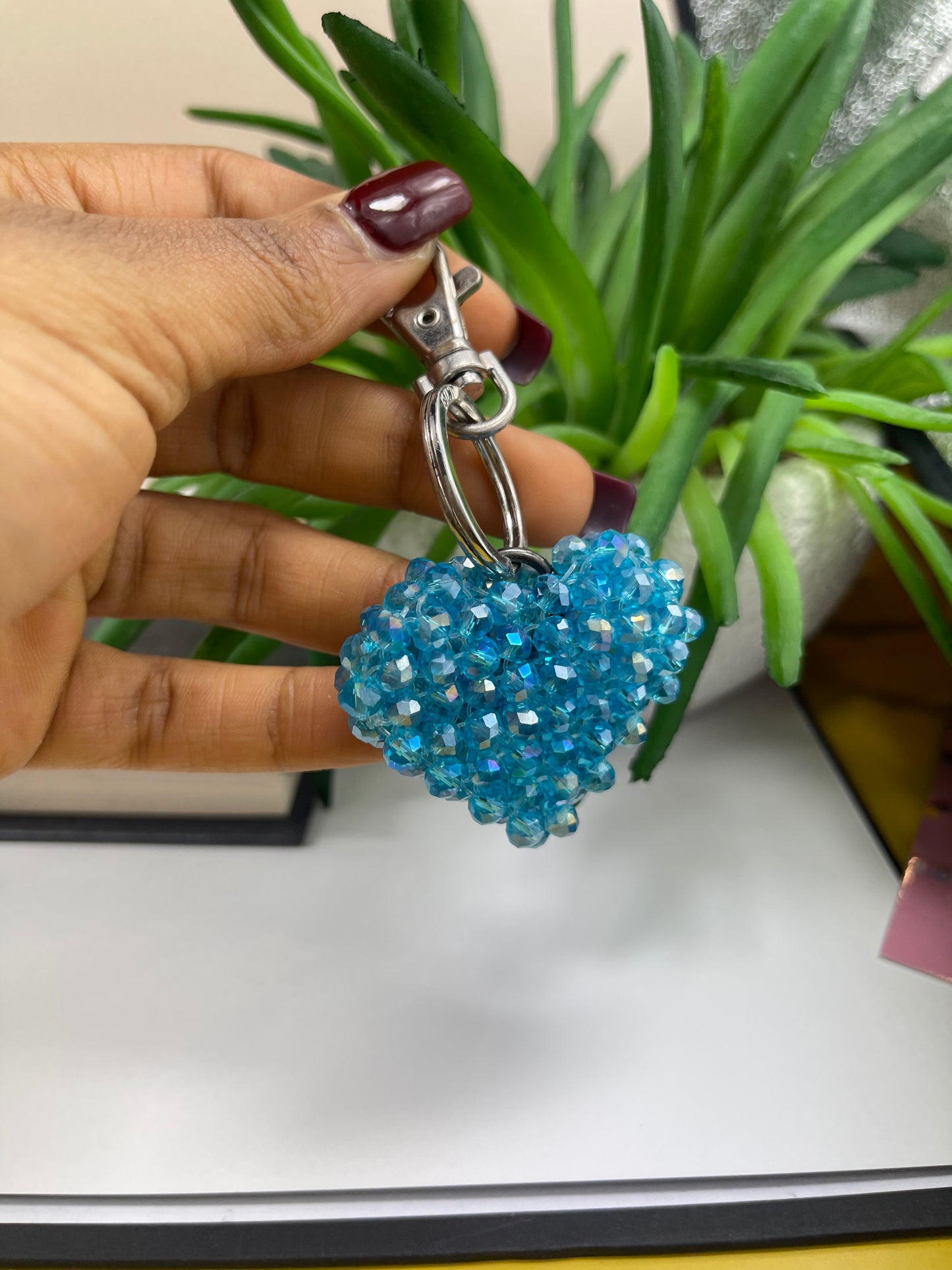 Blue Heart keychain