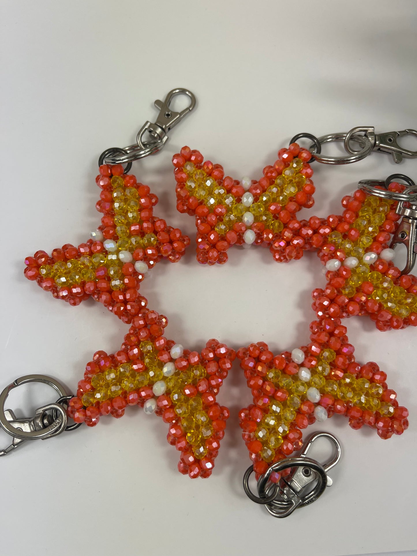 Orange Butterfly keychain