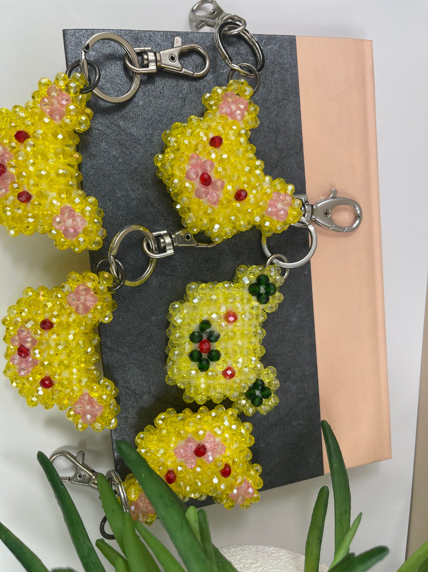 Yellow TeddyBear keychain