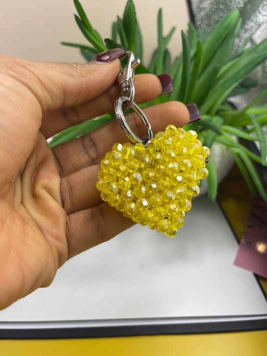 Yellow Heart keychain