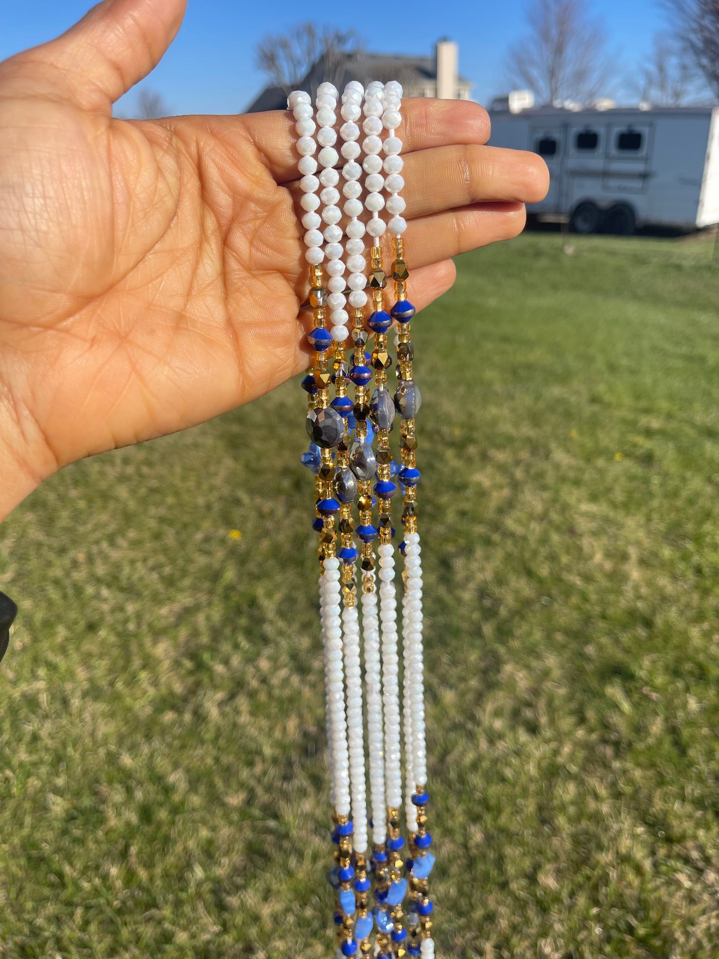 Rosa~~ crystal waist beads