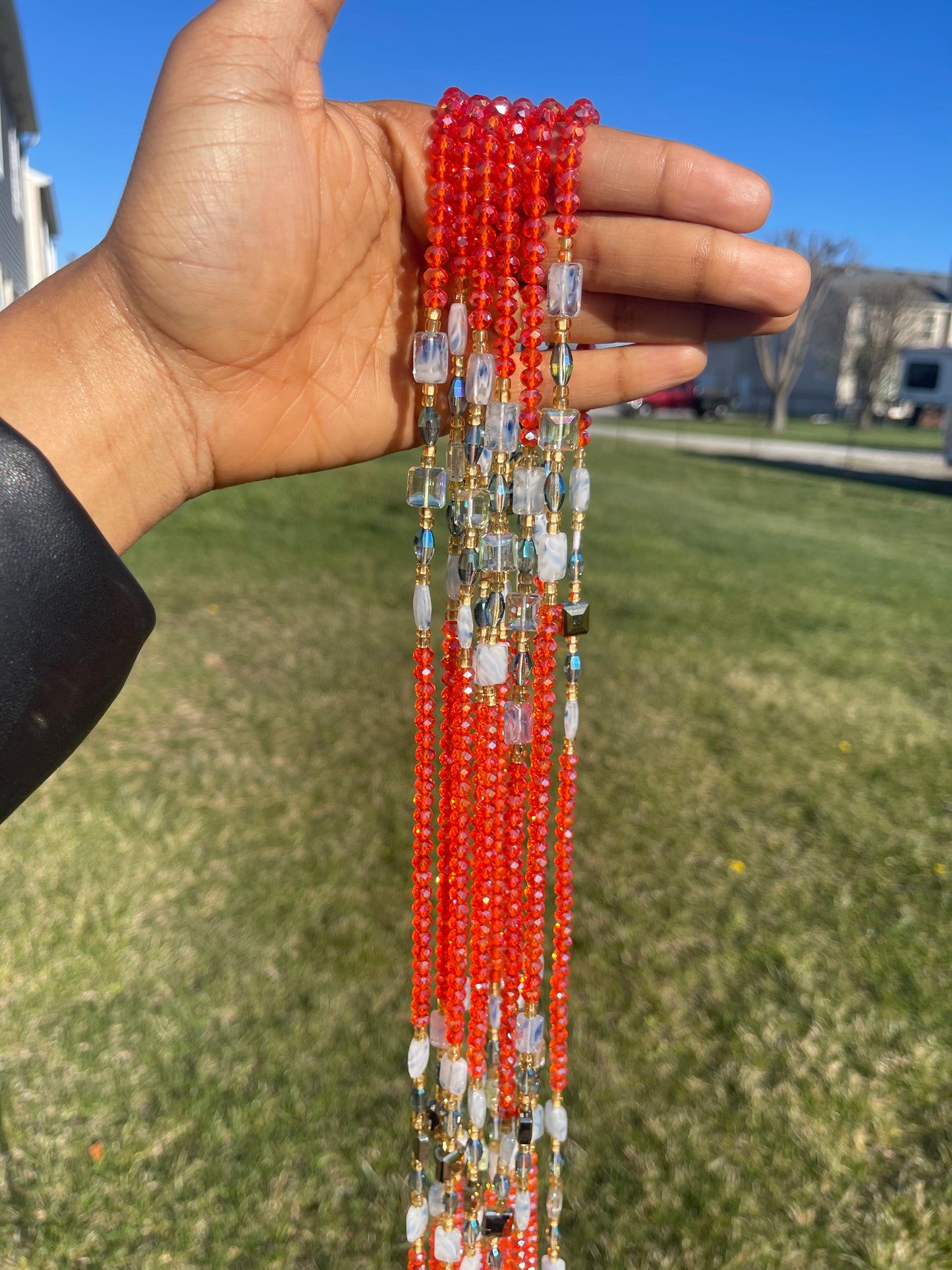 Iren~~ luxury crystal waist beads