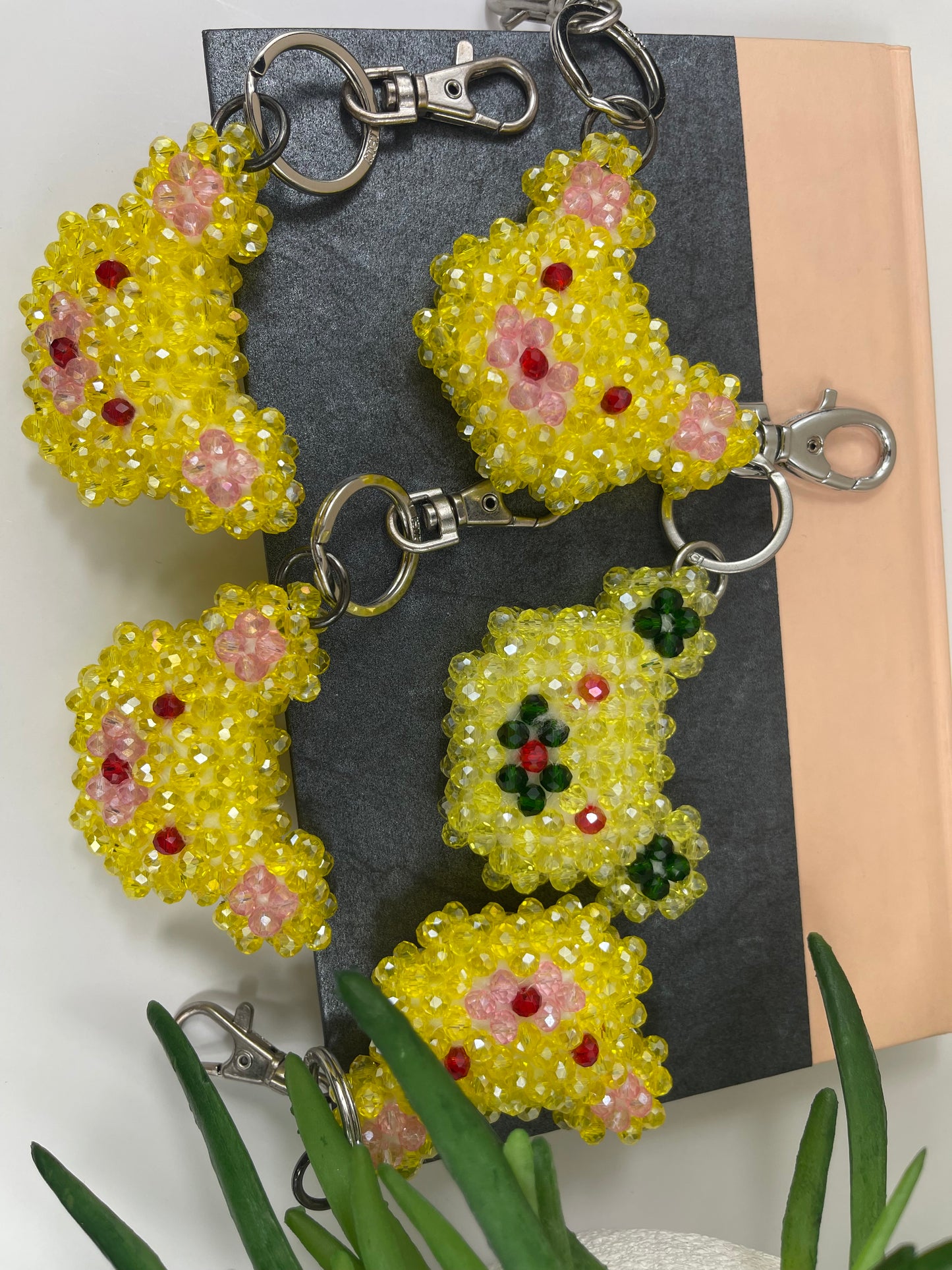 Yellow TeddyBear keychain