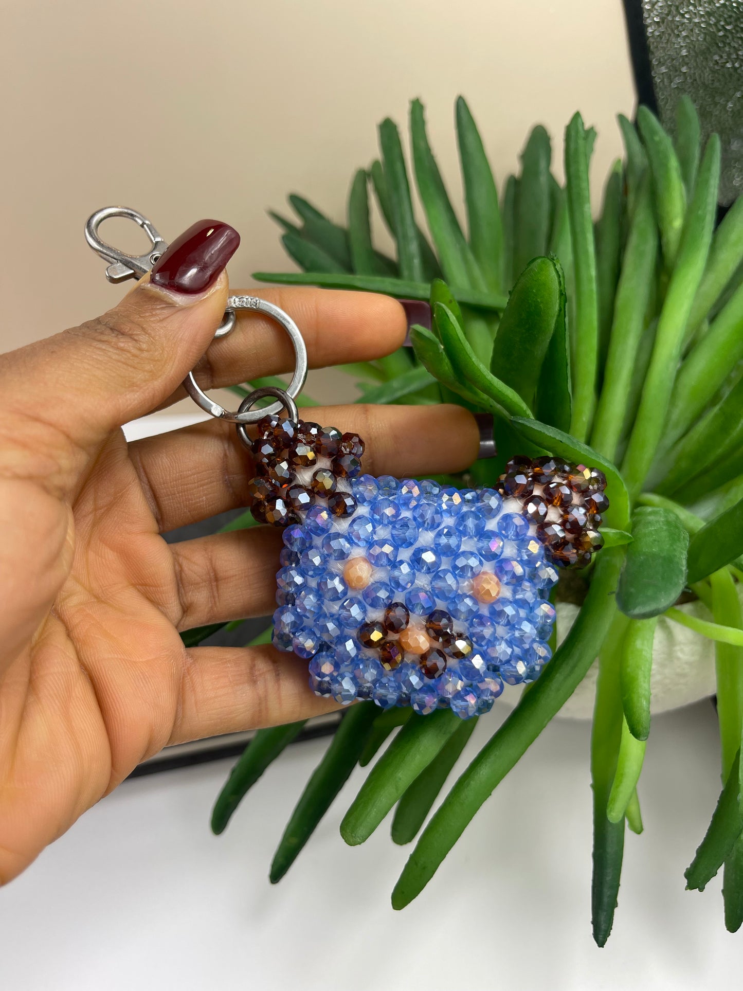 Bluee TeddyBear keychain