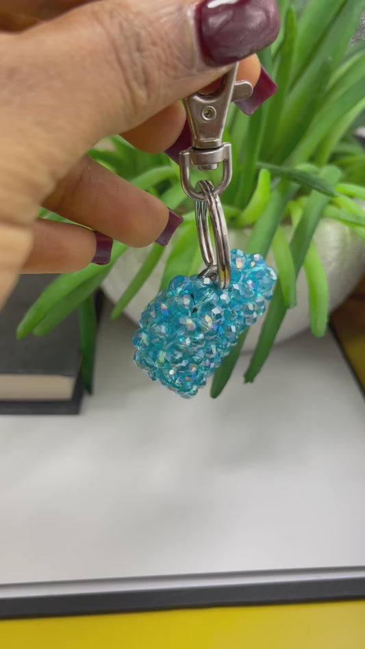 Blue Heart keychain