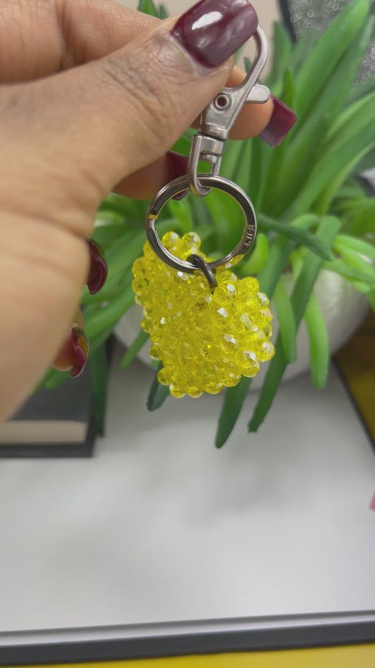 Yellow Heart keychain